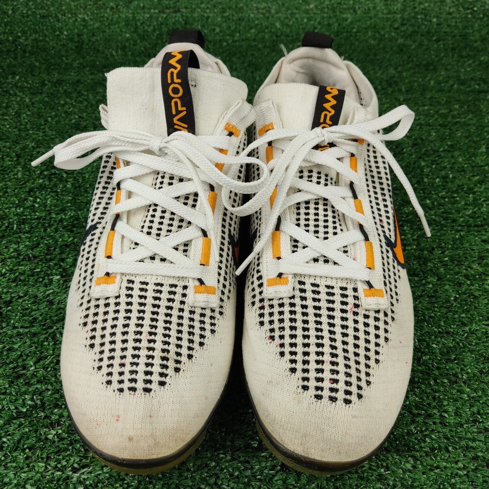 Nike Sneakers Kids 7Y White Air VaporMax 2021 FK DB1550-104 Flyknit Running Shoe - Picture 2 of 9